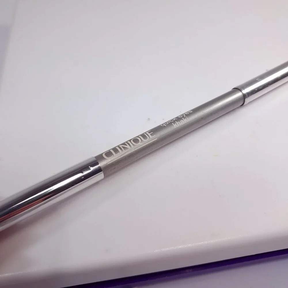 Vintage CLINIQUE Dual End Shadow Liner Quick‎ Eyes Color khaki 03 eyeshadow
